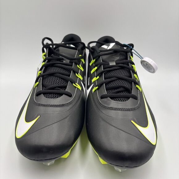 Mens Size 14 Nike Vapor Edge 360 VC Football Cleats Black Volt Carbon DO6294-001
